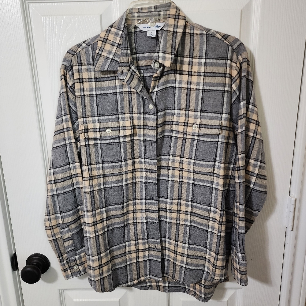 Boyfriend Plaid flannel shirt